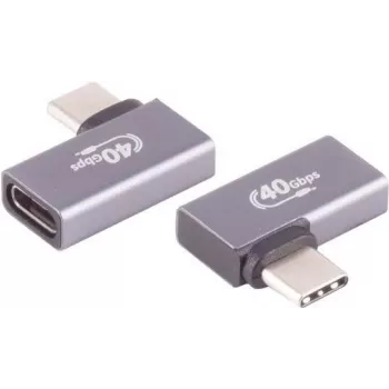 USB-C adapter ShiverPeaks 13-60001 90° nurgaühendus (vasak/parem)