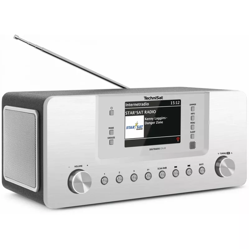 TechniSat DigitRadio 574 IR - Audiosüsteem - 2 x 5 Watt - Hõbedane (0001/2951)