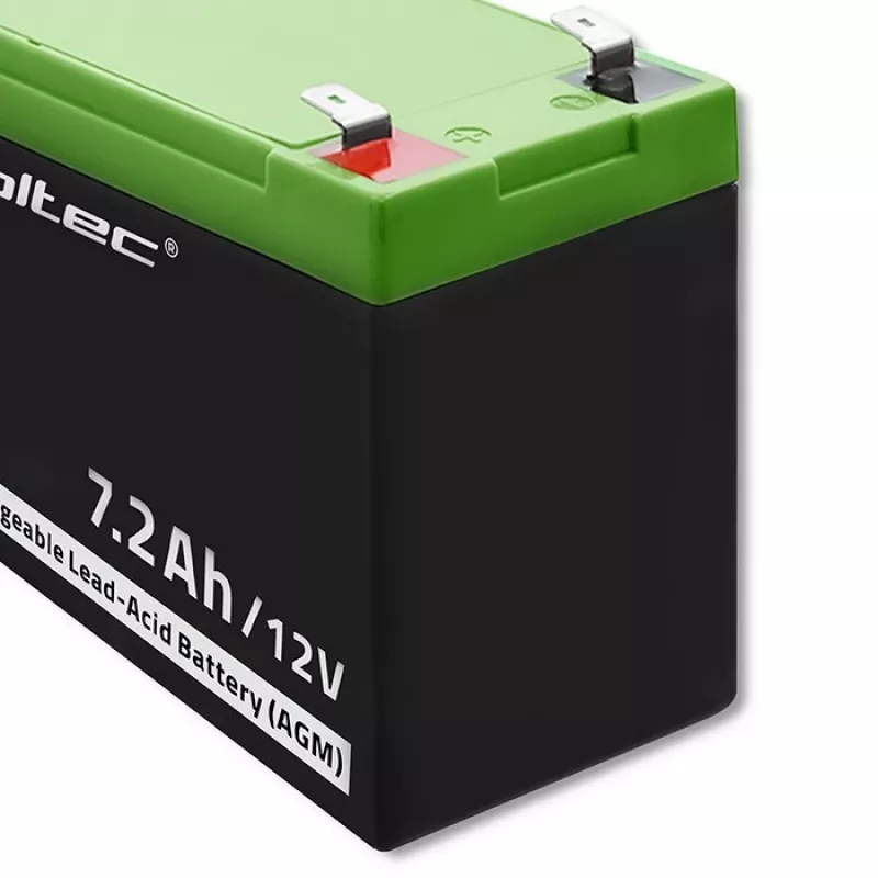 Qoltec 53062 AGM aku | 12V | 7,2 Ah | max 108A