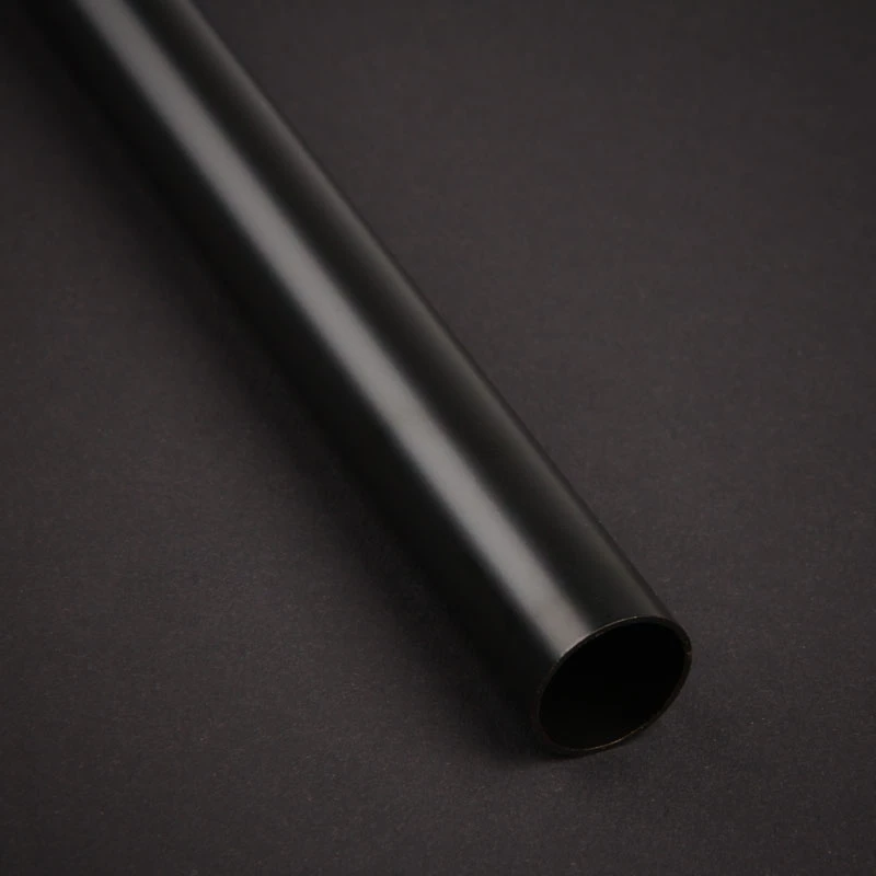 Hard Tubing 16mm OD BitsPower None Chamfer Brass Tube 500mm — süsinikviimistlus