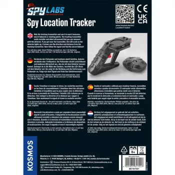 Spy Labs Incorporated Spy Location Tracker, Detektiv-Sets rahvusvaheline versioon