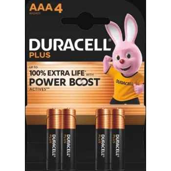 Duracell Plus ühekordne patarei AAA leelis