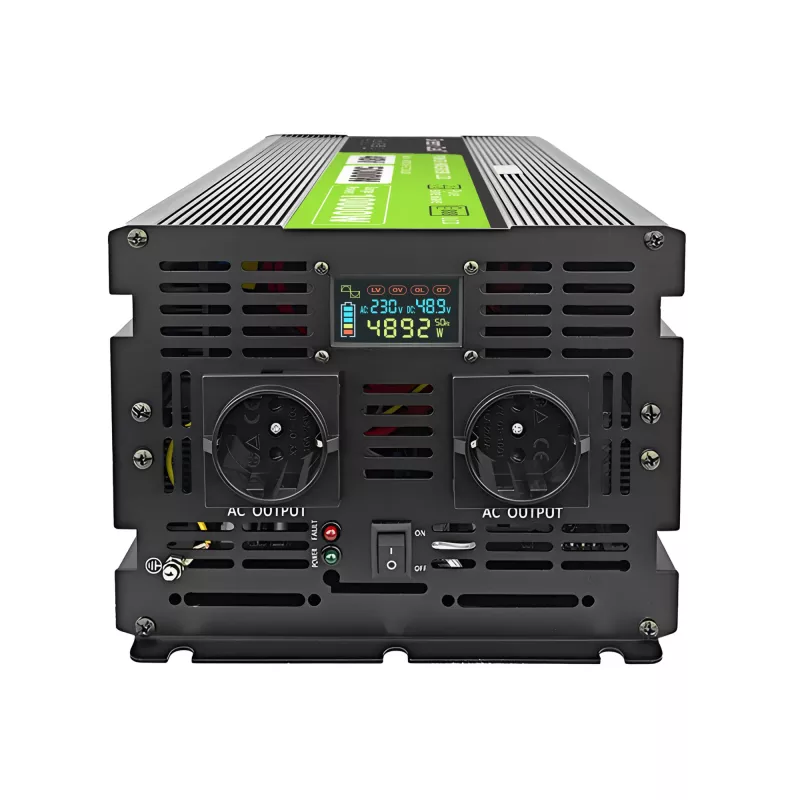 LCD muundur 48V 5000W/10000W puhas siinus koos ekraaniga