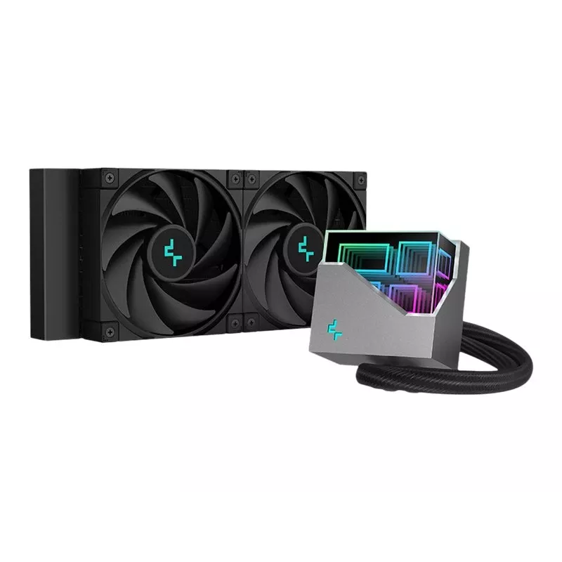 Universaalne vedelikjahuti DeepCool LT520 12 cm Must 3,27 mmH₂O