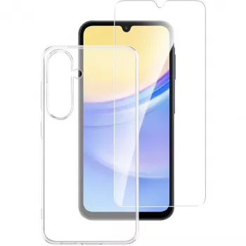 4smarts 360° kaitsekomplekt Samsung Galaxy A15 / A15 5G jaoks