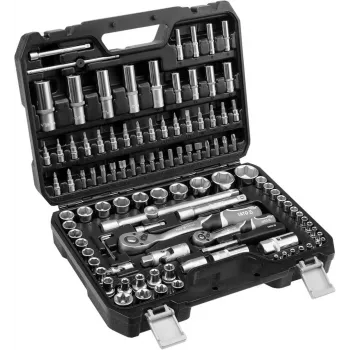 Socket wrench set YATO YT-38791 — 108 pieces, 1/2 inch drive, includes wrench, Must case