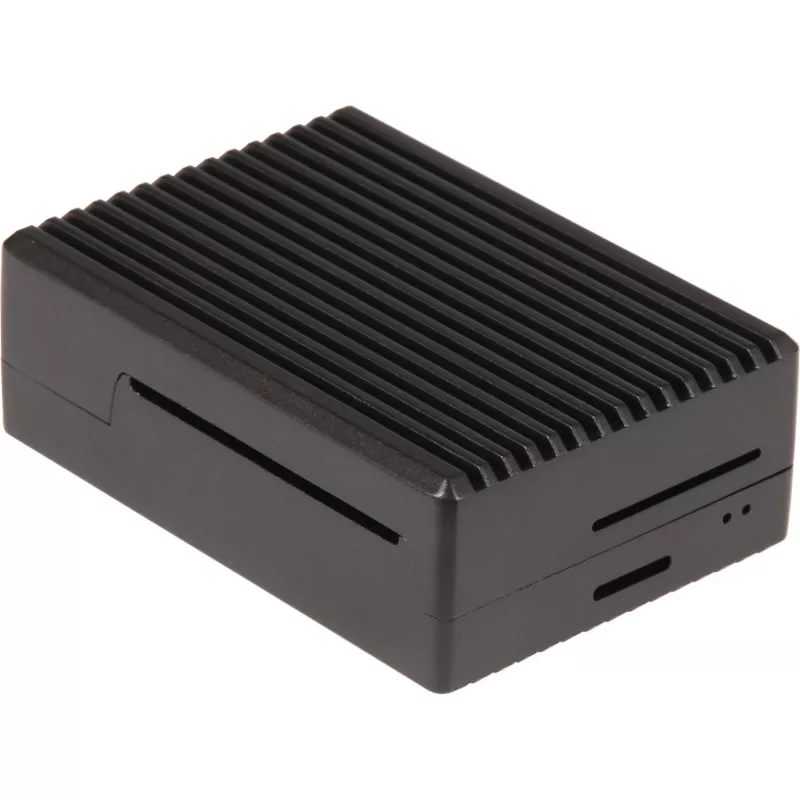 Alumiiniumkorpus Raspberry Pi 4 B-le (must (matt))