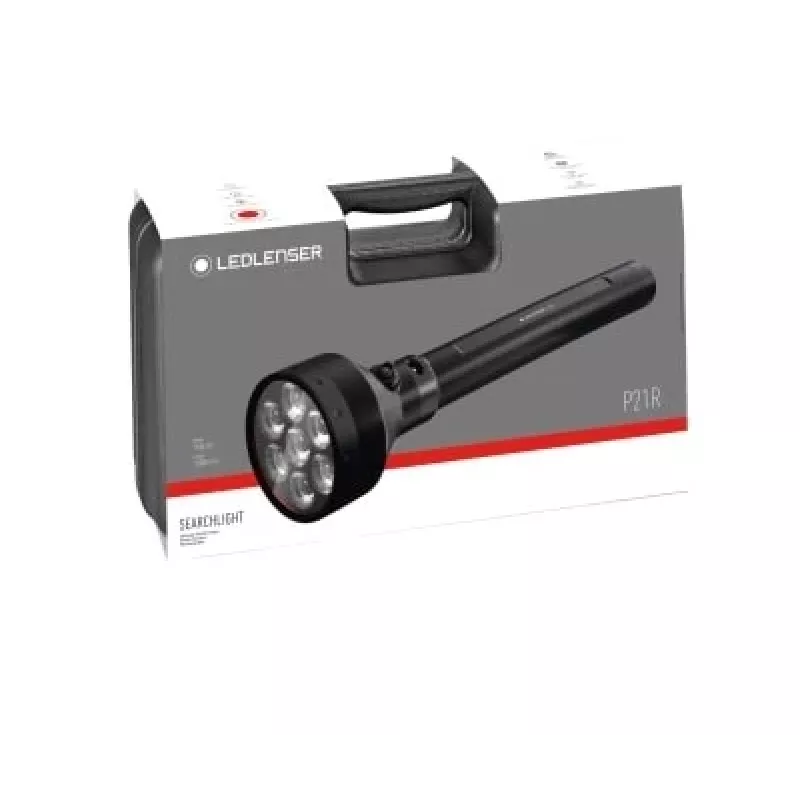 Käeshoitav taskulamp Ledlenser P21R Must laetav LED, 1000 lm, IP68, 32700 aku, 1100 m valgusvihk