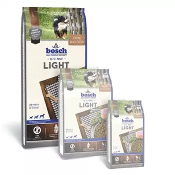 Kuiv koeratoit Bosch LIGHT 12.5 kg — täiskasvanud, kana, 20% proteiini, 6% rasva, liigeste toetus, veterinaardieet