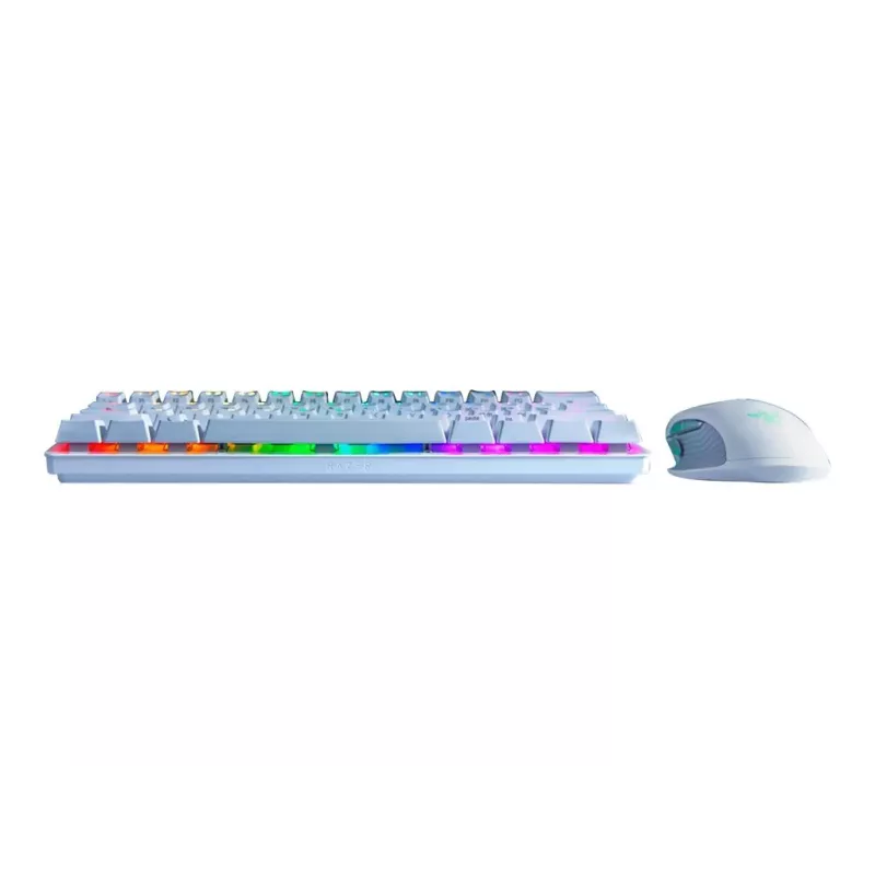 Mehaaniline mänguriklaviatuur Razer Huntsman Mini 60% valge USB QWERTY US International optilised lülitid
