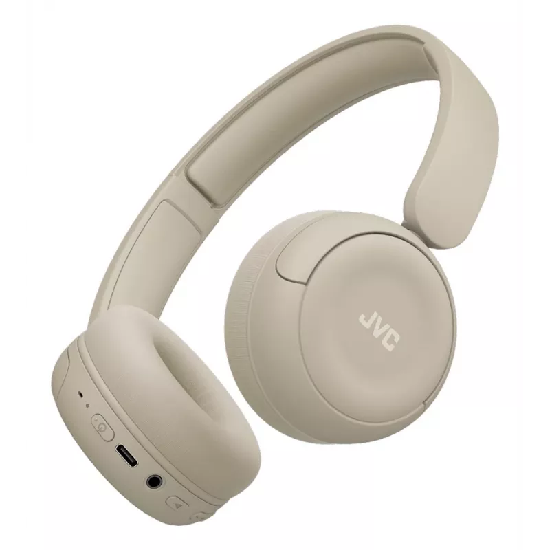 JVC HA-S59W Peakomplekt Juhtmega ja juhtmevaba Peapael Muusika/Igapäevane USB USB-C Bluetooth Beež