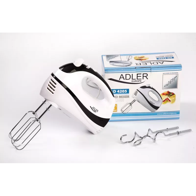 Adler AD 4205 käsimikser must, valge 300 W