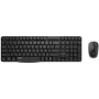 Klaviatuuri ja hiire komplekt Rapoo X1800S Office RF Wireless QWERTZ German Must