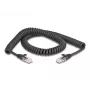 Võrgukaabel DeLOCK RJ45 spiraalkaabel isane-isane Cat.5e 2 m must