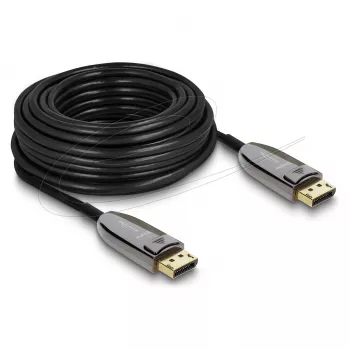 DELOCK Active Optical kaabel DisplayPort 2.1 8K 60 Hz 40 Gbps 15 m