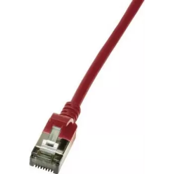 Võrgukaabel LogiLink õhuke U/FTP CQ9024S RJ-45 Cat6a 0,5 m Punane