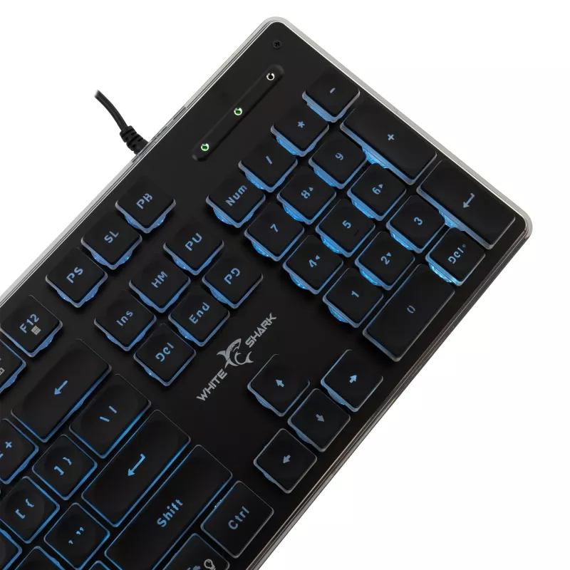 Mehaaniline mänguriklaviatuur White Shark Tachi Must US paigutusega RGB taustavalgustus