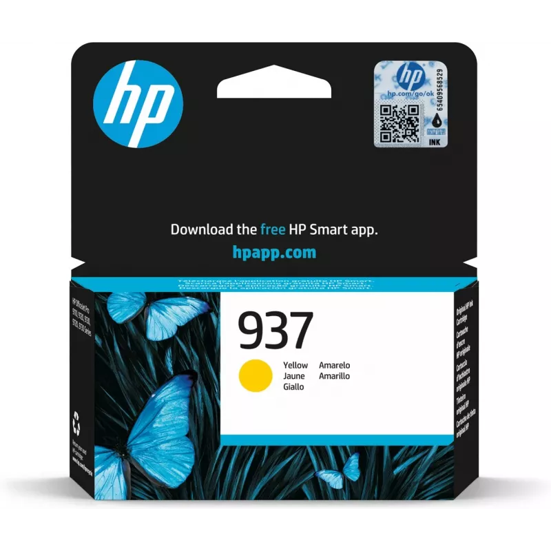 HP 937 kollane originaal tindikassett, kollane, 1 tk, 800 lehekülge