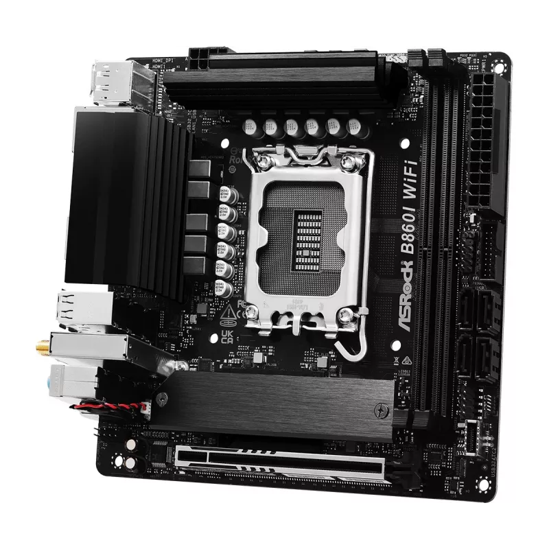 ASRock B860I WiFi Mini-ITX emaplaat