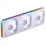 Korpuse ventilaatorite komplekt Jonsbo ZA-420W — 3×140 mm PWM ARGB, valge