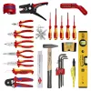 Knipex 00 21 33 E mehaanikatööriistade komplekt 22 tööriistaga