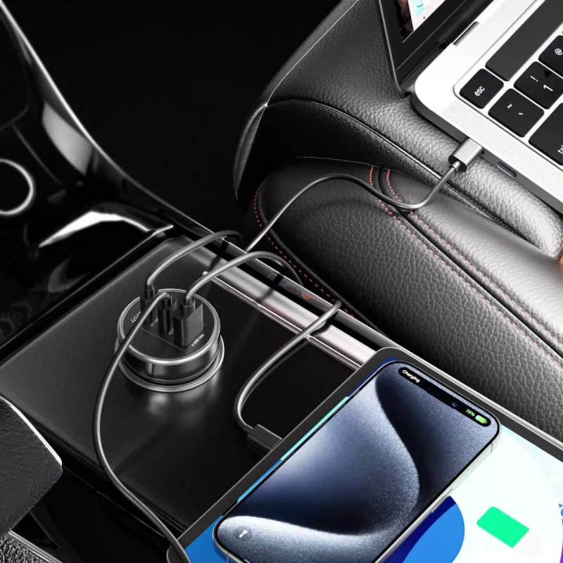 4smarts Vehicle Charger VoltRoad Ultimate 160W must (541224)