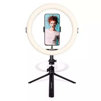 Agfa Arl11 Ring Light 120 Led Ring Vlog + Alus + Pult