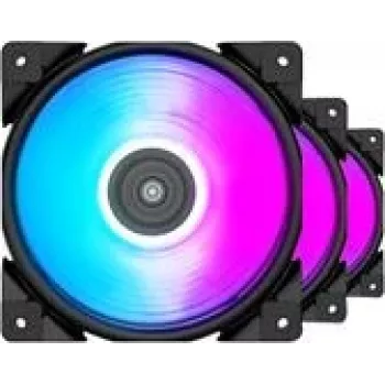 120mm PCCOOLER HALO-RGB-3I1 arvutijahutusventilaator, 1000–2000 p/min, RGB-valgustus