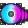 120mm PCCOOLER HALO-RGB-3I1 arvutijahutusventilaator, 1000–2000 p/min, RGB-valgustus
