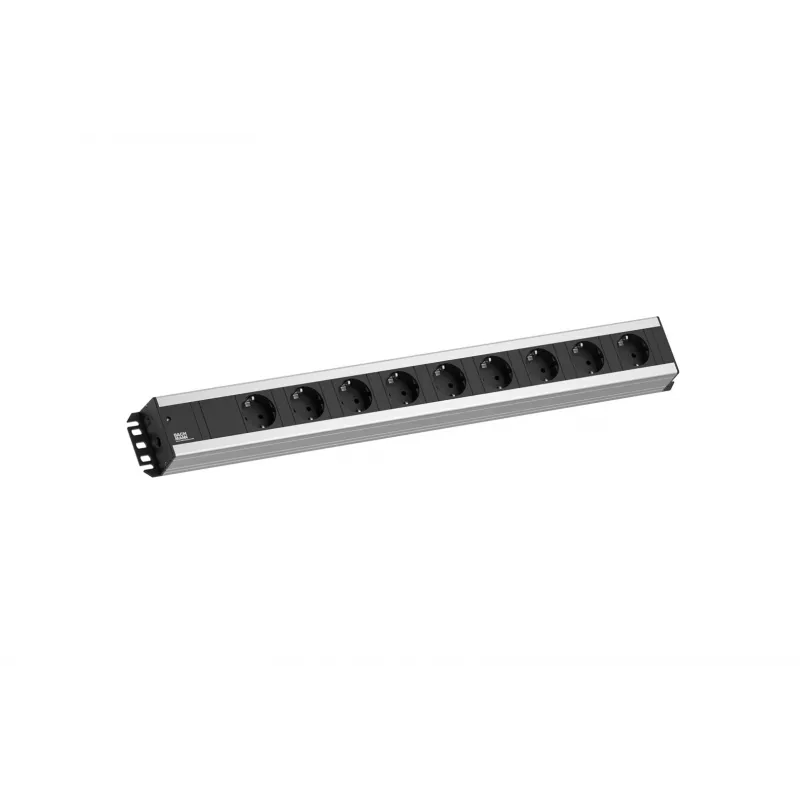 Bachmann 300.001 voolu pikendusjuhe 2 m 9 vahelduvvoolupesa(t) Siseruumides Must, Hall