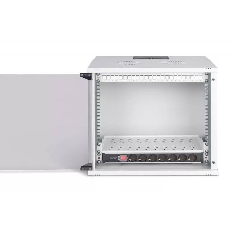 Seinale paigaldatav võrgukapp DIGITUS SOHO Pro 19 tolli 9U, 540 x 400 mm, IP20, võtmelukk, 60 kg