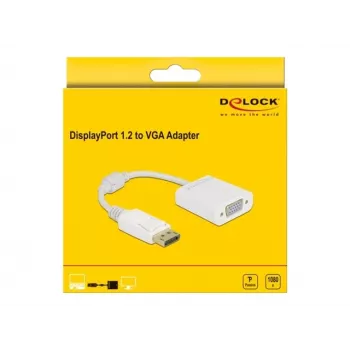 Adapter DisplayPort 1.2 isane VGA emasele DeLOCK 61007