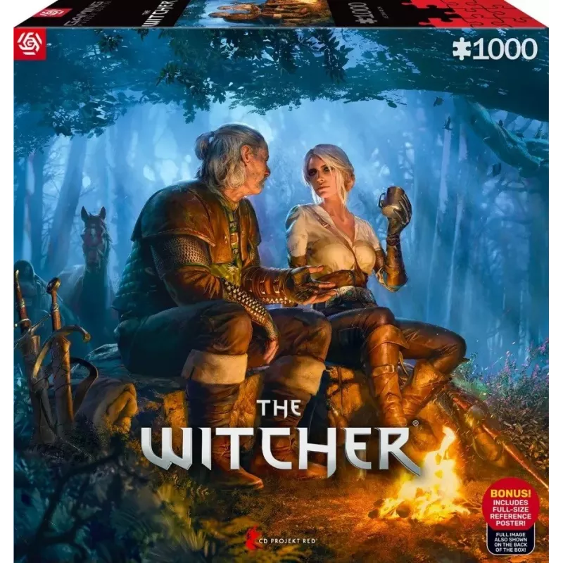 Good Loot Gaming Puzzle: The Witcher Journey of Ciri, 1000 tükki