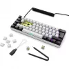 Sharkoon SGK50 S4 klaviatuur Kodu USB QWERTZ Saksa Valge RGB LED 60%