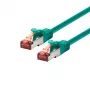 Võrgukaabel LOGON TCF66F003G RJ-45 Cat6a 0,3 m roheline
