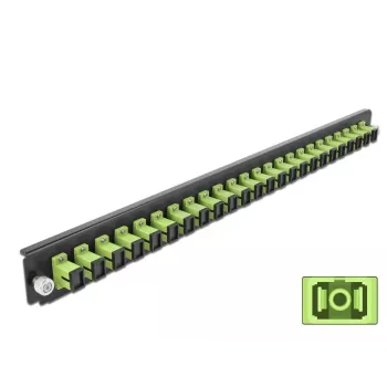 Splice Box Front Panel DeLOCK 19 tolli 24 porti SC Simplex laimiroheline