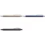 Faber-Castell Essentio ülestõmmatav pastapliiats — alumiiniumist korpus, must tint
