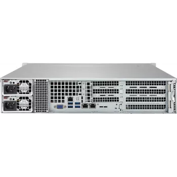 Supermicro - SuperChassis CSE-213BAC8-R1K23WB, rack, server, must, HDD, võrk, toide, olek, 1200 W, 3x 80 mm - 2U 16x 2,5 SAS3 1200W SATA