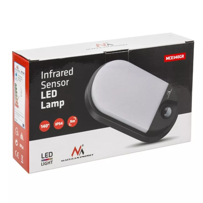 LED-lamp MACLEAN MCE340G 15W 1100 lm — väline LED-valgustus