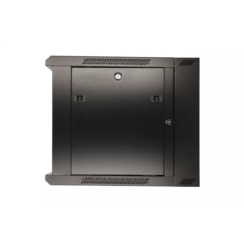 Extralink Rack-kapp 6U 600x600 AZH Must seinakinnitusega, pöörduv