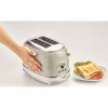 Ariete 155 Design 2 Slice Röstija võileivakorvidega, 6 röstimisastet, 810 W, roostevabast terasest korpus, eemaldatav purukauss, pastellbeež