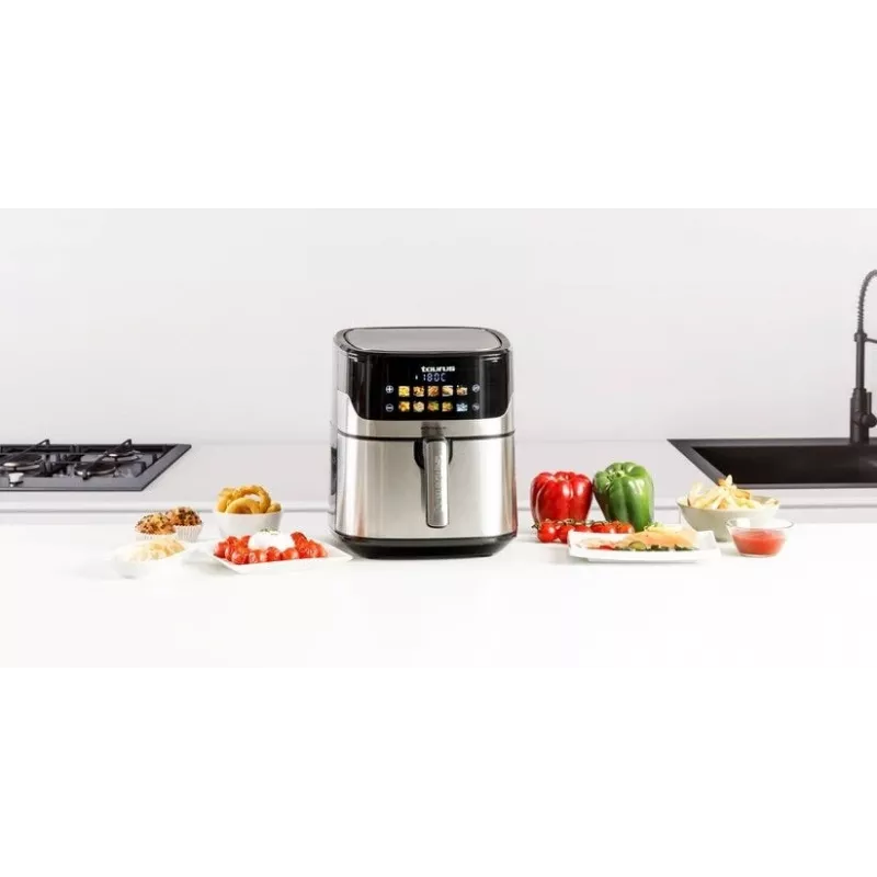 õhufritüür Taurus Air Fry 7S 1600W 6,5L, roostevaba teras, 8 programmi, 80–200°C, puutetundlik juhtimine