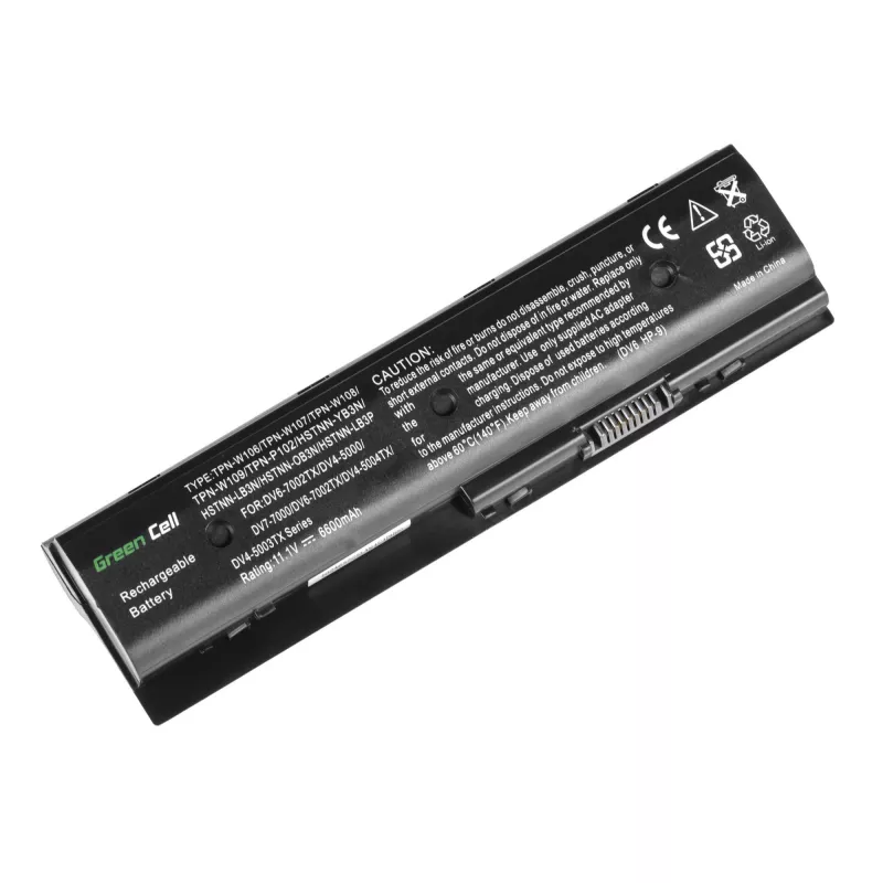 roheline Cell HP104 aku HP Envy DV4 DV6 DV7 M4 M6 jaoks