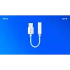USB Type 3.1 C (M) – Jack 3.5mm (F) Audio adapter Valge SAVIO AK-51