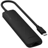 Satechi 7-ühes USB-C Slim Multiport Adapter Ethernet (USB-C PD, 2x USB-A, HDMI 4K, Ethernet, mälukaardilugeja micro/SD) (Must)