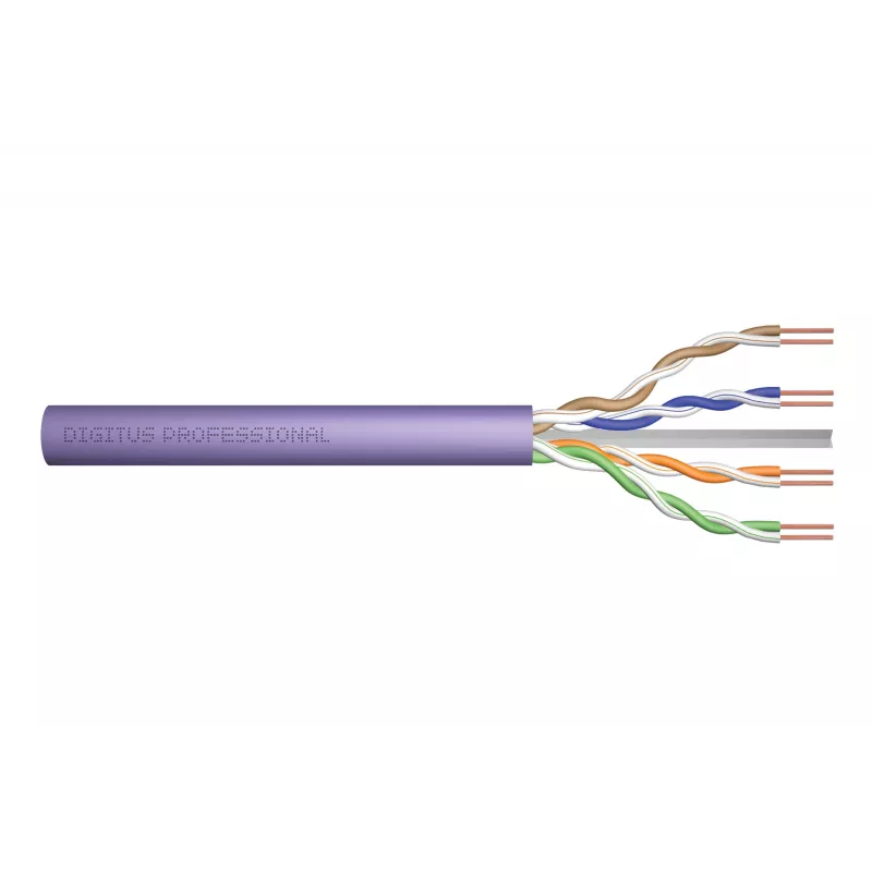 DIGITUS - Bulk kaabel - 100,0m - UTP - CAT 6 - Violet (DK-1613-VH.1)