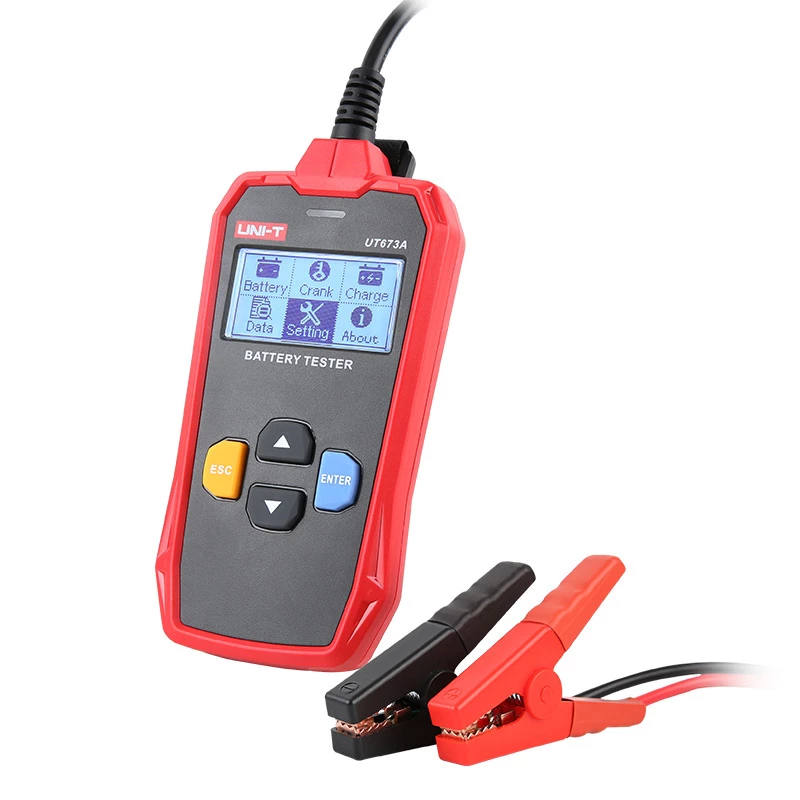 Digitaalne akutestija UNI-T UT673A, 12/24V