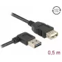 USB-kaabel DeLOCK 85177 USB 2.0 0.5 m must