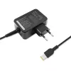 Toiteadapter Qoltec 51035 45W siseruumidesse must 220-240V