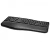 Kensington ProFit Ergo juhtmevaba klaviatuur FR, täissuuruses (100%), juhtmega ja juhtmevaba, RF-juhtmevaba + USB, AZERTY, must